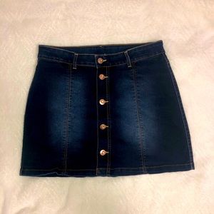 Wonder Nation Denim Skirt | Copper buttons | Size XXL (18)